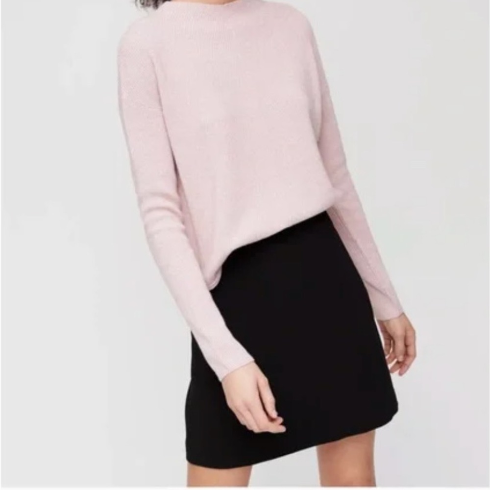 Aritzia Babaton A-Line Skirt (Black)